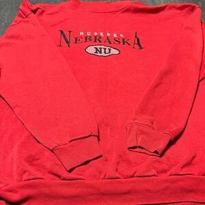 Nebraska Red Crewneck Sweater